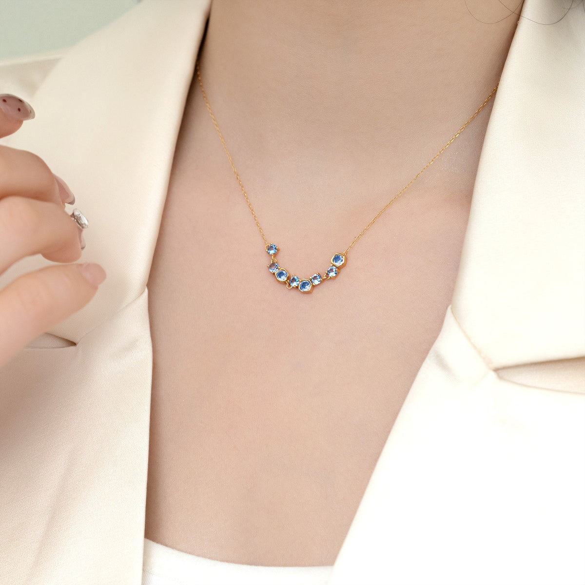 Necklace Geneviève by Juliette Beaumont