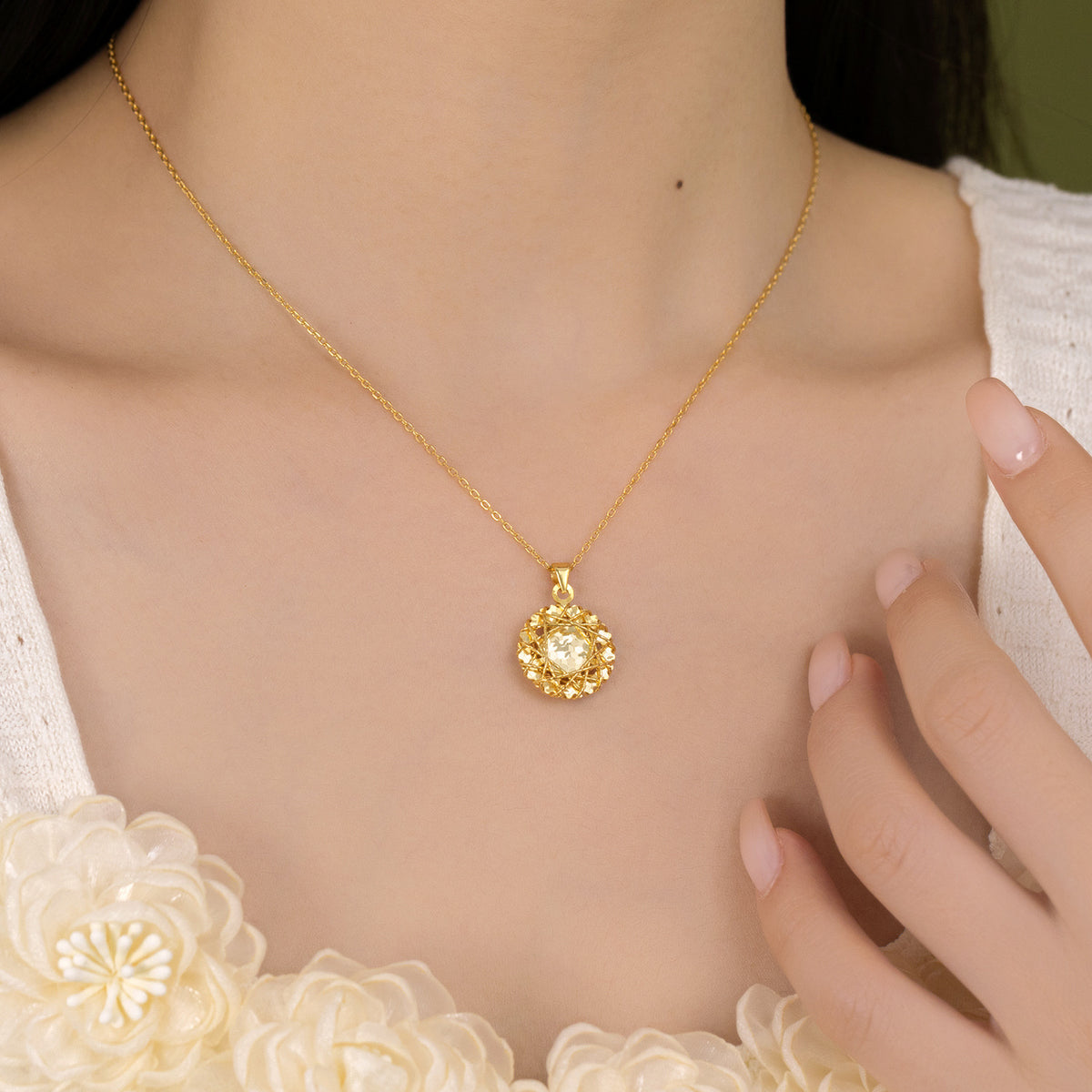 Necklace Belle Époque by Juliette Beaumont